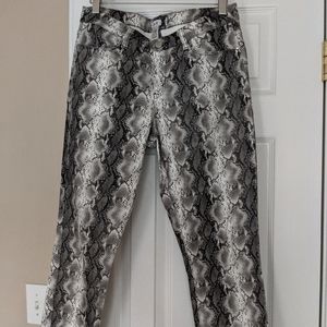 Animal print Cache Sz 10 pants